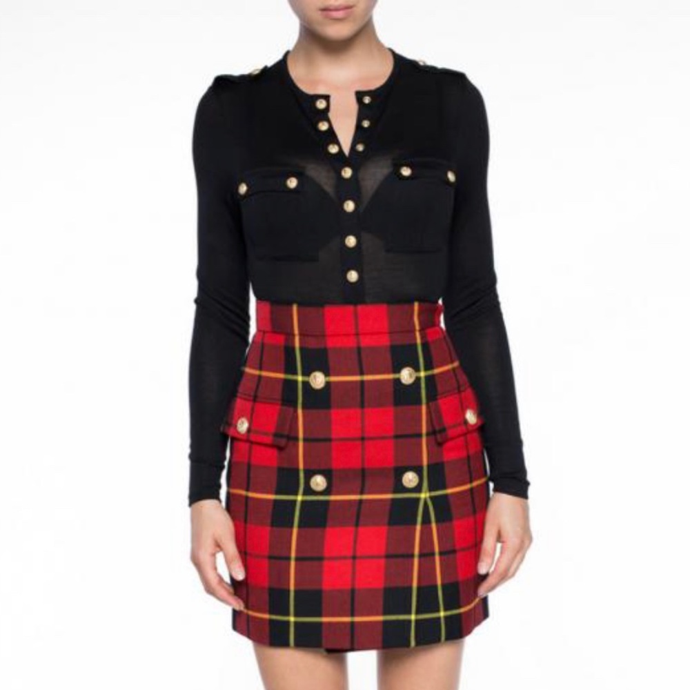 BALMAIN BLACK TOP.